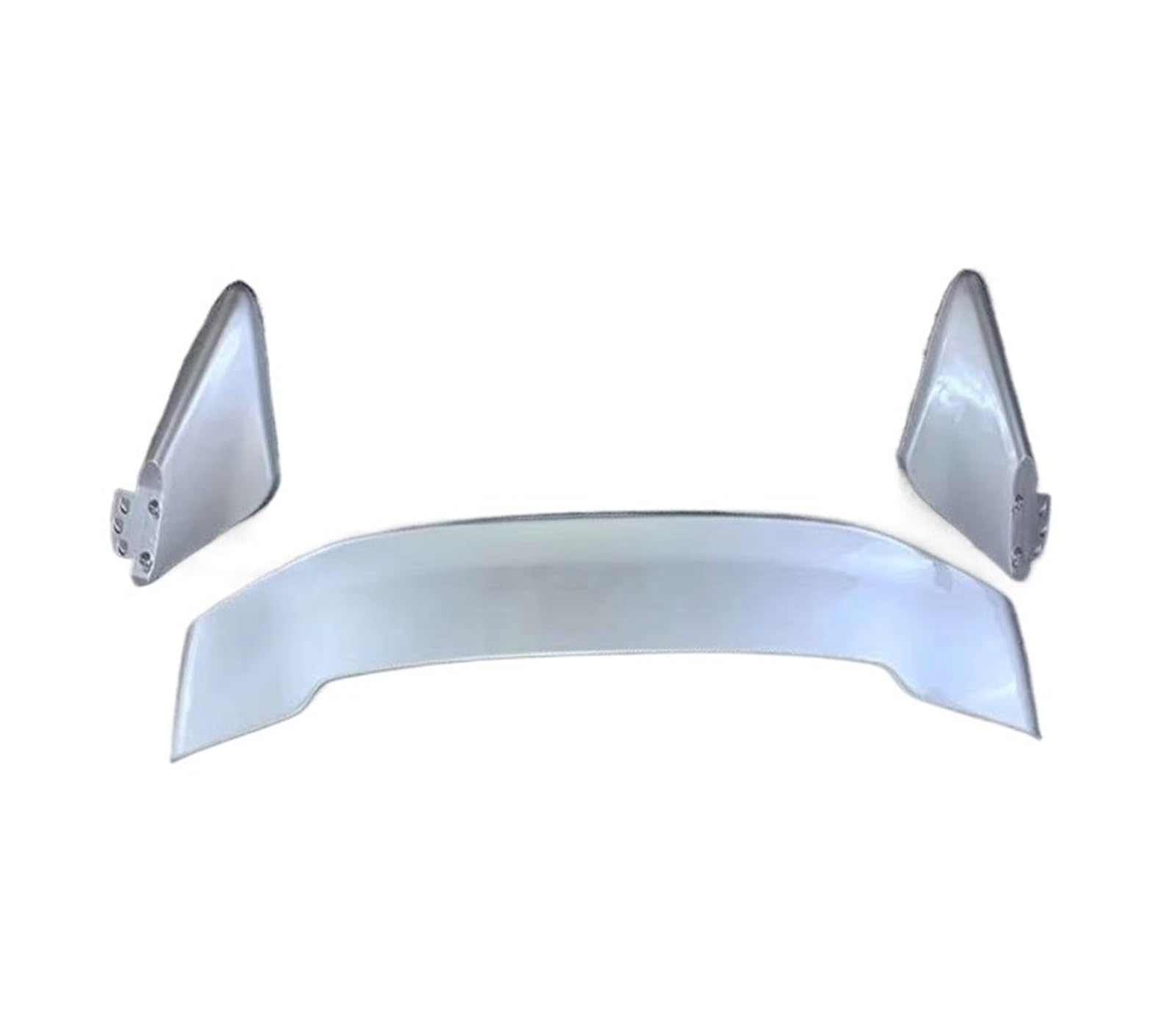 Auto Spoiler Für CRZ Für CR-Z ZF1 MU Stil Hinten Stamm Spoiler Flügel Lip Diffusor Trim Heckspoiler(Silver) von SRESSKGA