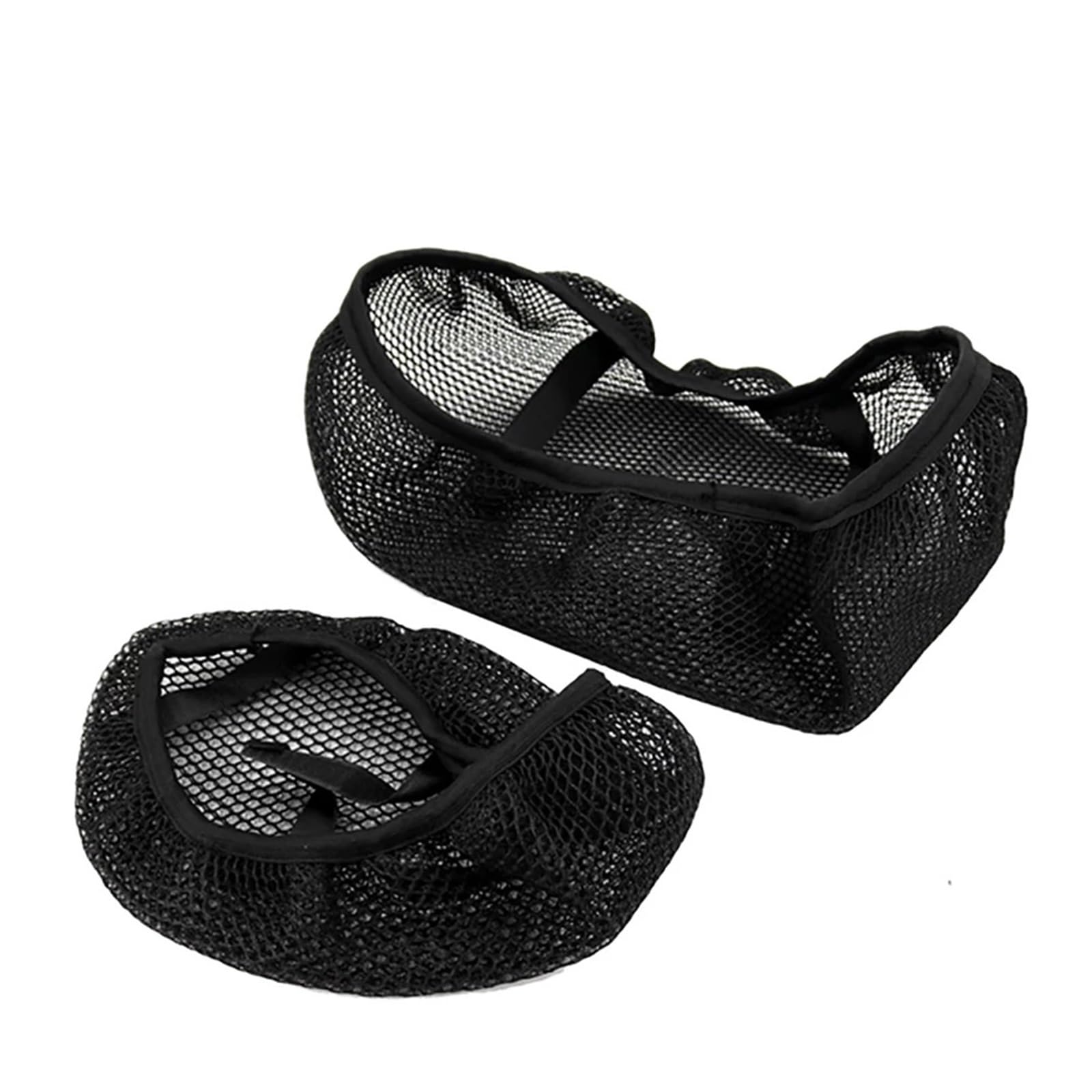 SRKATI Universal Sitzbezüge Für Royal Enfield Fit Für Himalayan-411 2016-2023 Zubehör Motorrad 3D Honeycomb Mesh Kissen Sitzbezüge(A Set) von SRKATI