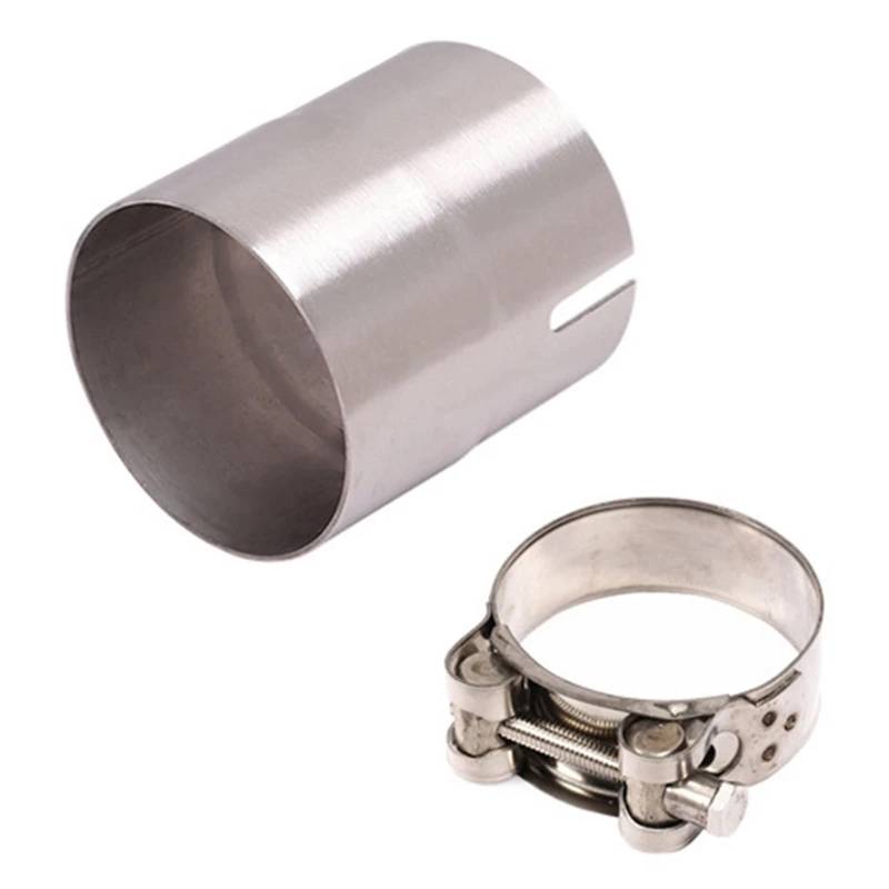 Schalldämpfer Endrohr 51mm bis 54mm Motorrad Auspuffrohr Durchmesser Konverter Motorrad Edelstahl Reduzieradapter Zubehör Endrohre von SRKATI