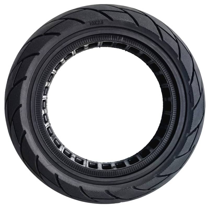 SRMAN 10 x 2,50-6,5 Hohlreifen MAX G30 Elektroroller 60/70-6,5 Honeycomb Solid Tire Schwarz 1100G Zubehör von SRMAN