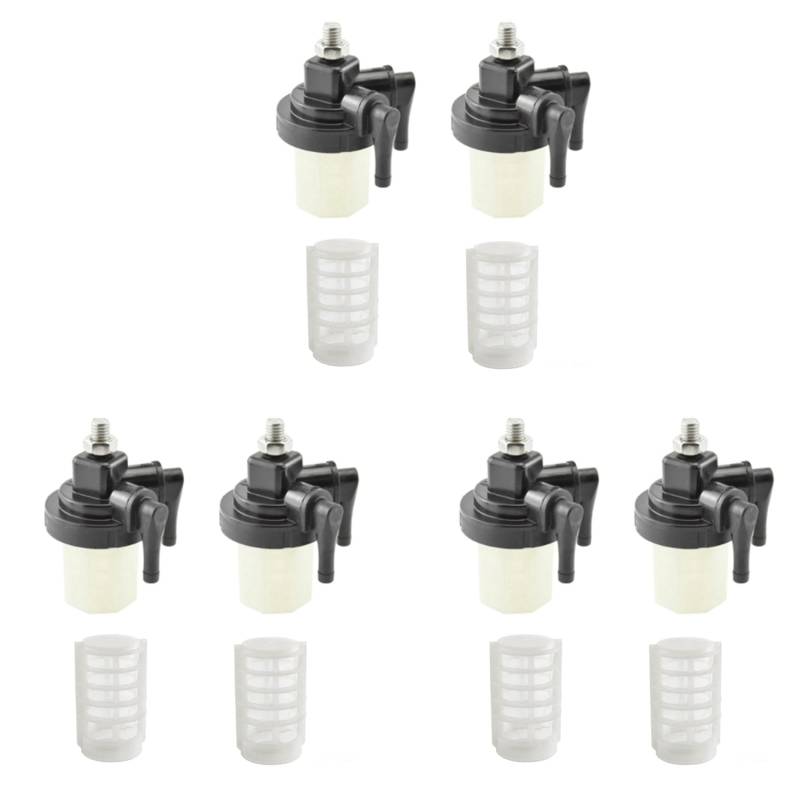 SRMAN 6 Sets Kraftstoff Filter für AußEnborder Boot Motor Wasser Abscheider 9,9 PS 15 PS 20 PS 25 PS 30 PS 40 PS 61N-24560-00 von SRMAN