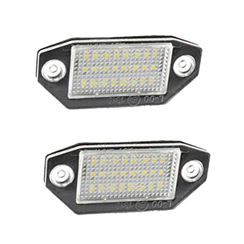 SRMAN Nummernschildbeleuchtung, 12 V, 24 LEDs, für Mondeo MK3 2000–2007 von SRMAN