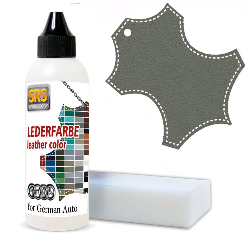 Professionelles Lederfarbe für BMW 100ml Dakota Color Passend Kunstleder und Leder Reparatur und Lederpflege Auto (Dakota grau60) von SRS TECHNOLOGY