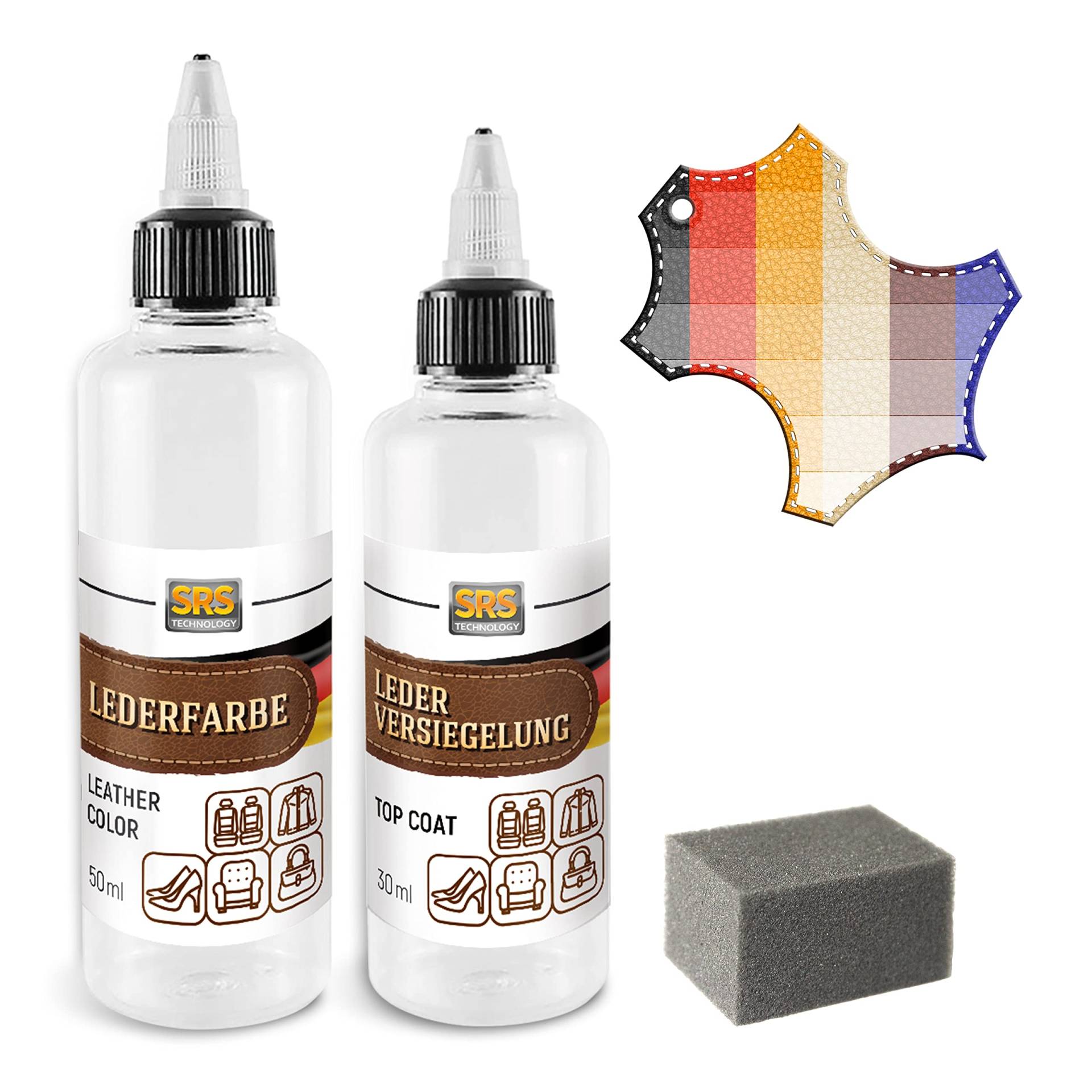 SRS TECHNOLOGY Leder Reparatur Set Professionelles (Mini Set 50ml) für Mercedes-Benz Leder Nappa Lederfarbe Color Passend von SRS TECHNOLOGY