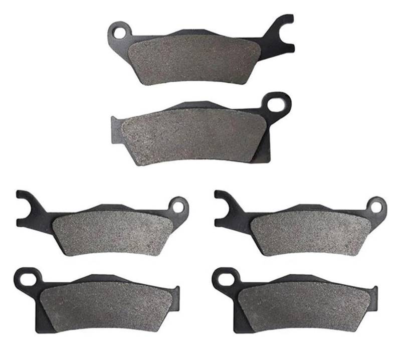 Motorrad Bremsbelag vorne Für Can Am Für Outlander 450 500 Max 650 800 1000 4X4 EFI STD DPS XT ATV ​​2012 2013-2017 Motorrad Vorne Hinten Bremsbeläge Set(Front and Rear Pads) von SRVSQTPTVK