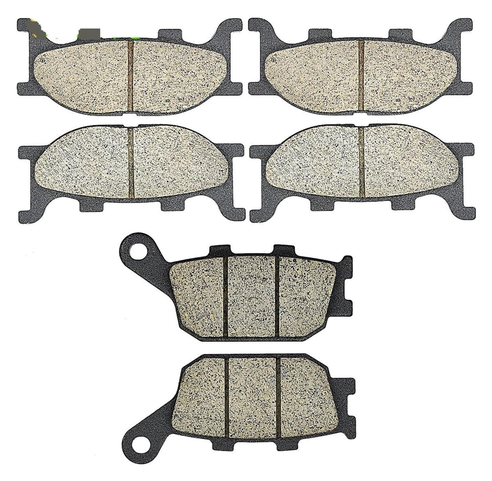 Motorrad Bremsbelag vorne Für Yam&aha FZ6 FZ 6 Für Fazer 600 2 Kolben Für Bremssattel XJ6 XJ 6 SNF Für Diversion 600 Motorrad Vorne Hinten Bremsbeläge(Front and Rear) von SRVSQTPTVK