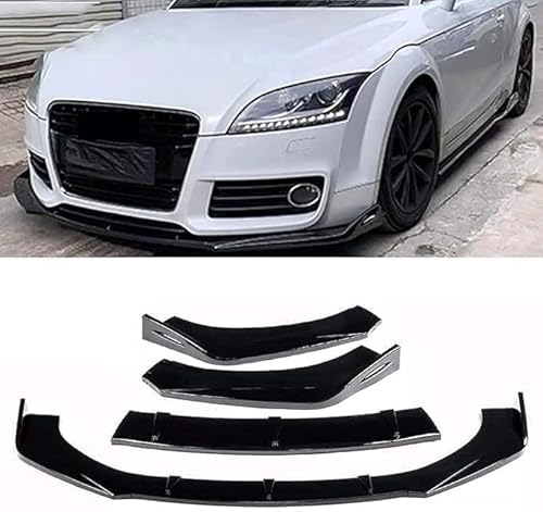 Auto Frontspoiler Für A-UDI TT RS 2004-2019,FrontstoßStange Diffusor Umlenker Spoilerlippe,Front Bumper Splitter Kit,Body Antikollisions Protector von SSCOR