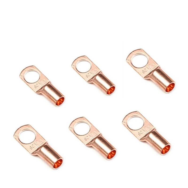 100/50pcs Copper Lug Ring Wire Connectors Cable Crimp Terminal SC6-6 SC6-8 SC10-6 SC10-8 SC16-6 SC16-8 SC25-6(SC16-10,50PCS) von SSOPTMCB