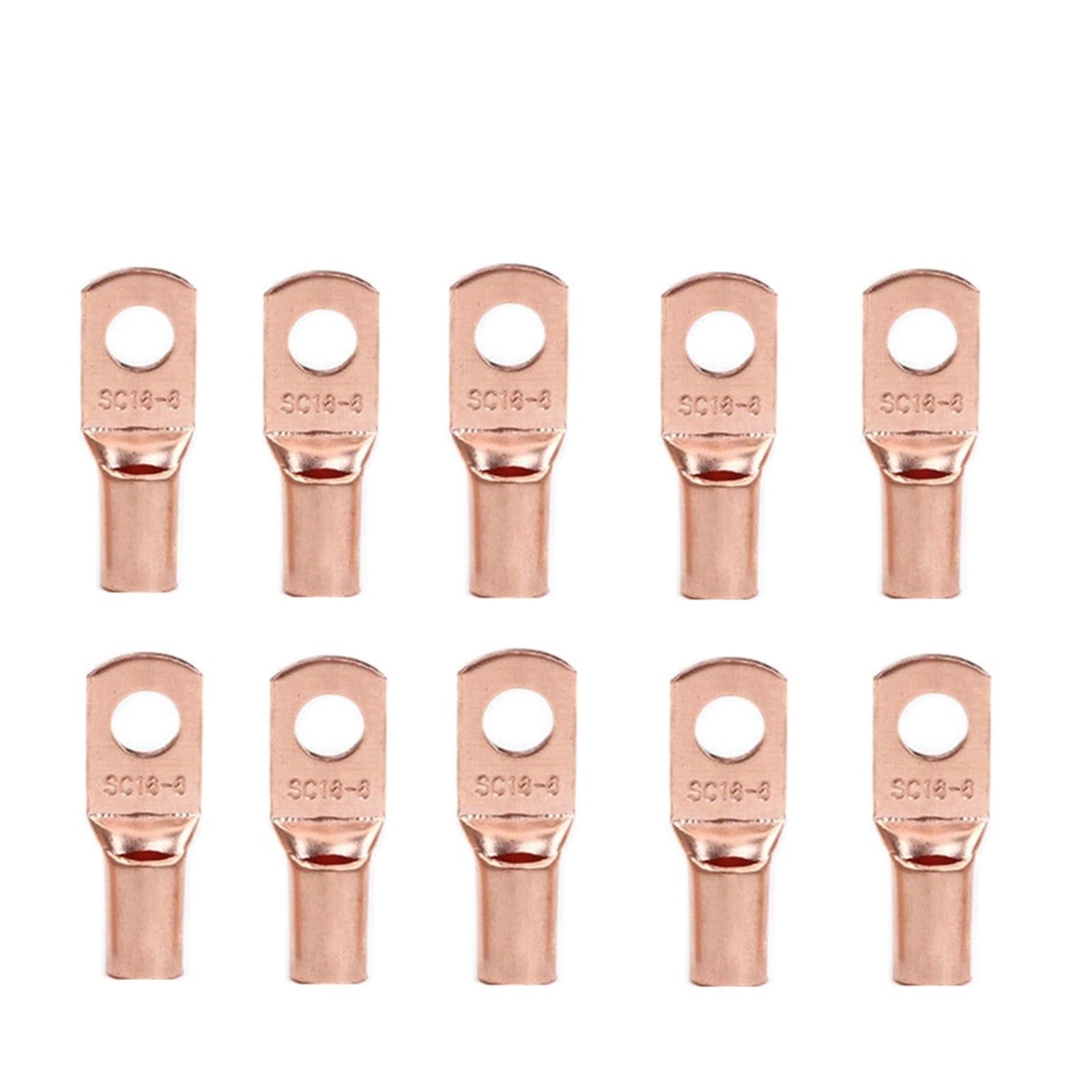 100/50pcs Copper Lug Ring Wire Connectors Cable Crimp Terminal SC6-6 SC6-8 SC10-6 SC10-8 SC16-6 SC16-8 SC25-6(SC16-6,100PCS) von SSOPTMCB