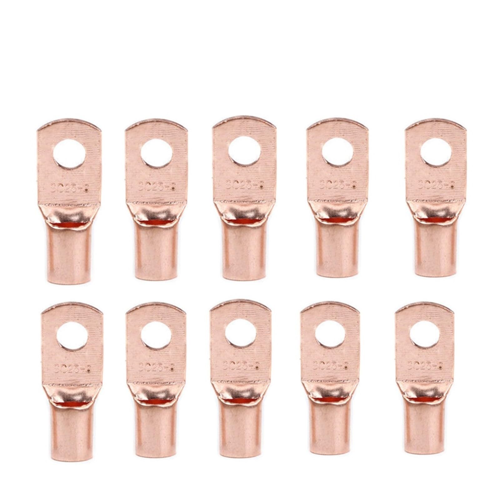 100/50pcs Copper Lug Ring Wire Connectors Cable Crimp Terminal SC6-6 SC6-8 SC10-6 SC10-8 SC16-6 SC16-8 SC25-6(SC25-6,100PCS) von SSOPTMCB