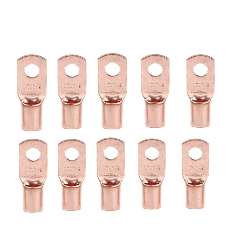 100/50pcs Copper Lug Ring Wire Connectors Cable Crimp Terminal SC6-6 SC6-8 SC10-6 SC10-8 SC16-6 SC16-8 SC25-6(SC25-6,100PCS) von SSOPTMCB