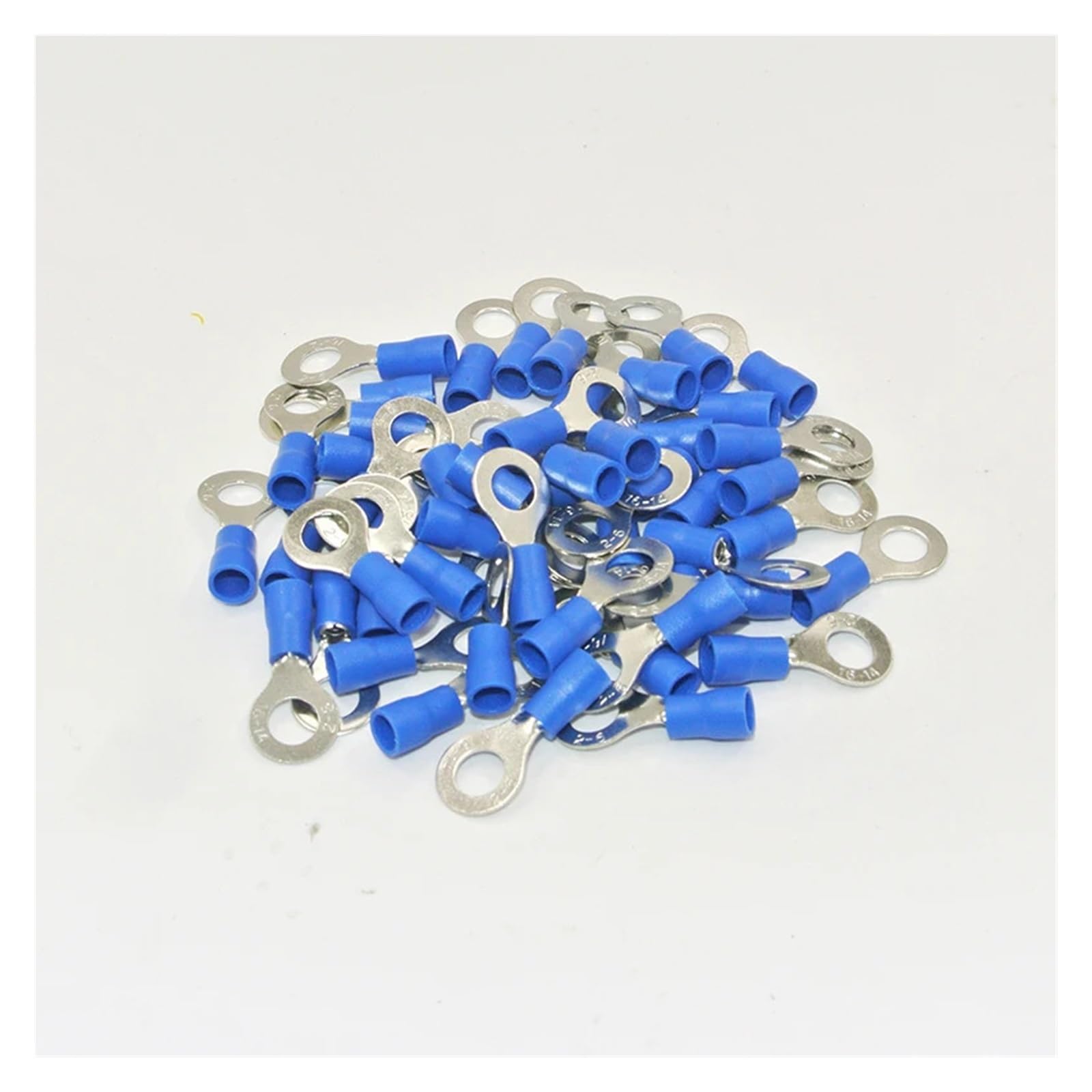 1000 pcs 16-14 Gauge AWG Blue #6 RV2-3.5 Ring Terminal Connector Cable Wire Connector cable Crimp Terminal von SSOPTMCB