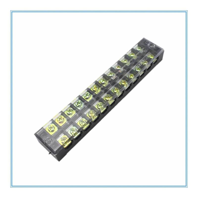 1Pcs Dual Row Screw Terminal Block Strip 600V 15A TB-1512 von SSOPTMCB