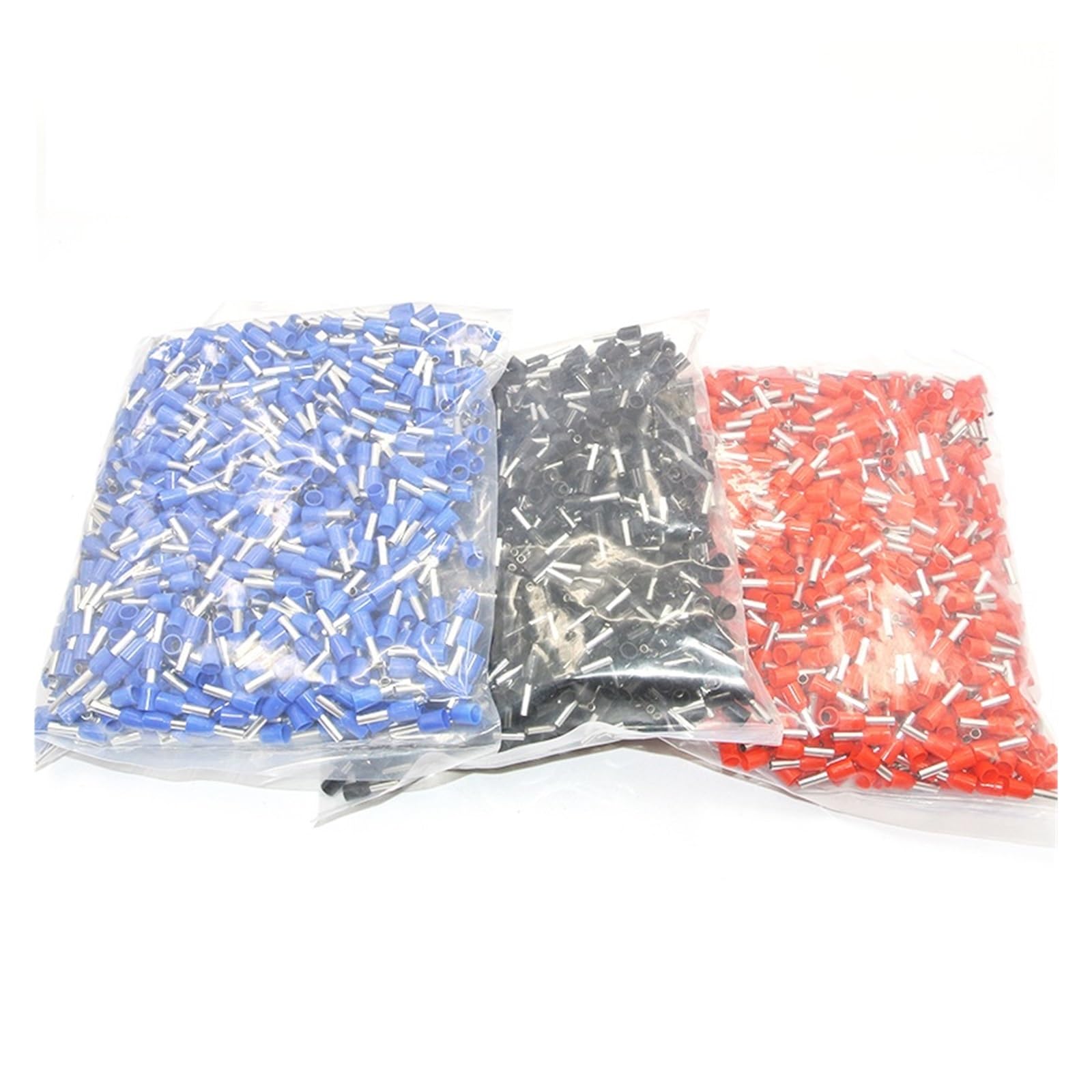 3000PCS E1508 16AWG 1.5mm2 Red Blue Black Insulated Wire Crimp Connector E1508 Insulated Cord End Terminal Wire Ferrules von SSOPTMCB