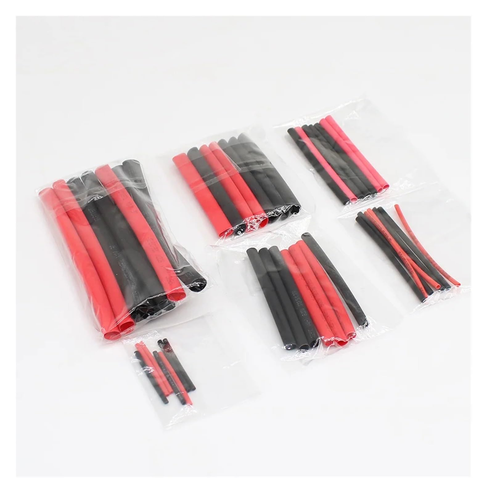 42PCS black red 2:1Heat Shrink Tubing Insulation Shrinkable Tube Sleeving Assortment Wrap Wire Cable Sleeve Kit von SSOPTMCB