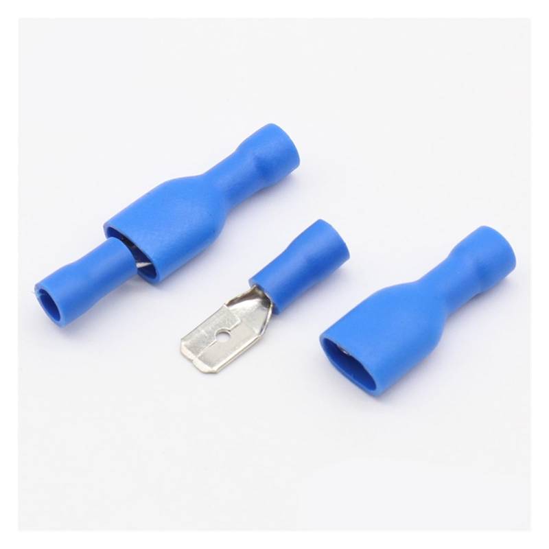 6.3mm blue Female/Male Spade Insulated Electrical Crimp Terminal Connectors von SSOPTMCB