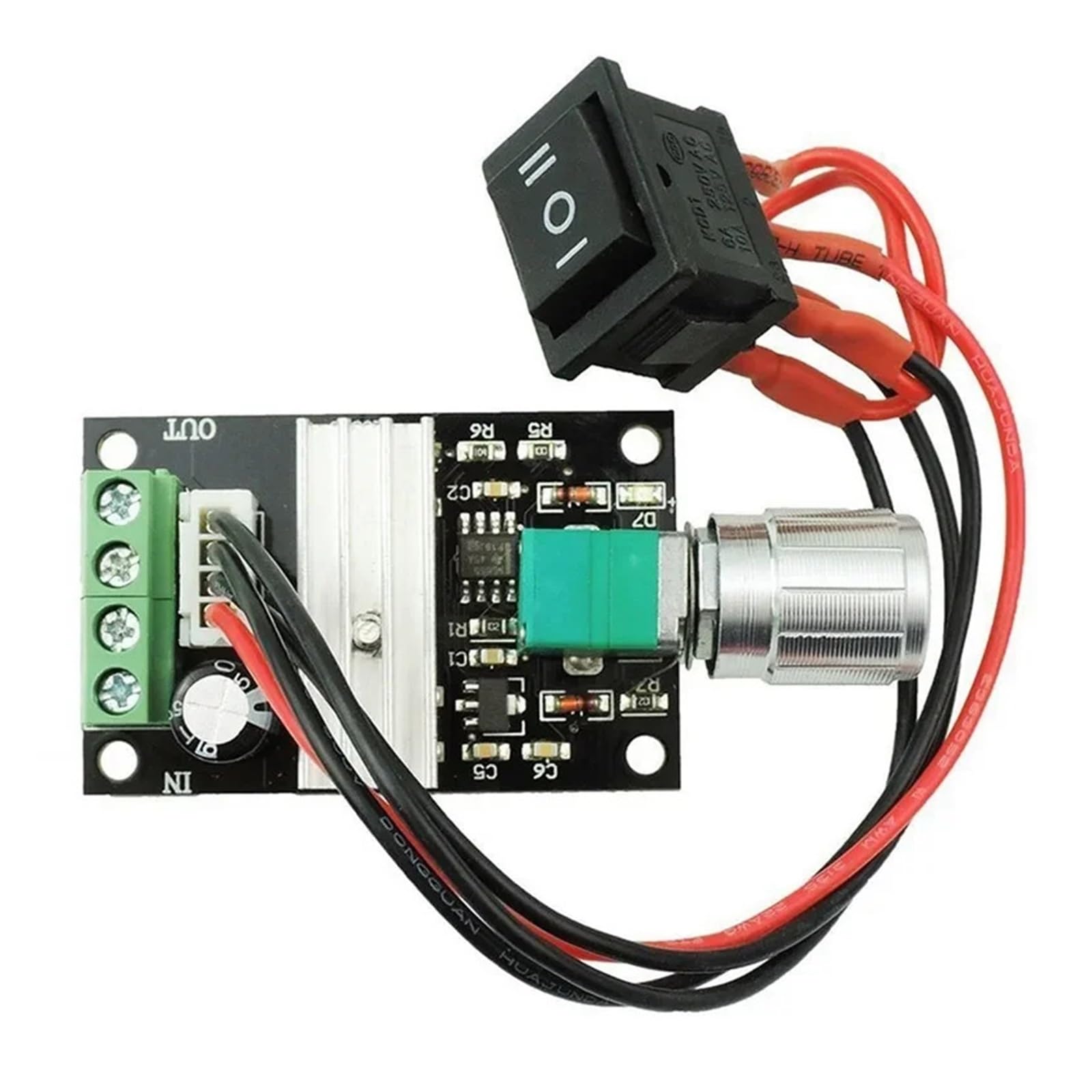 DC 6V 12V 24V 28V 3A DC electronic starter Speed Controller Adjustable Speed electronic starter Driver Forward Reverse Switch CW CCW Motor Drivers von SSOPTMCB