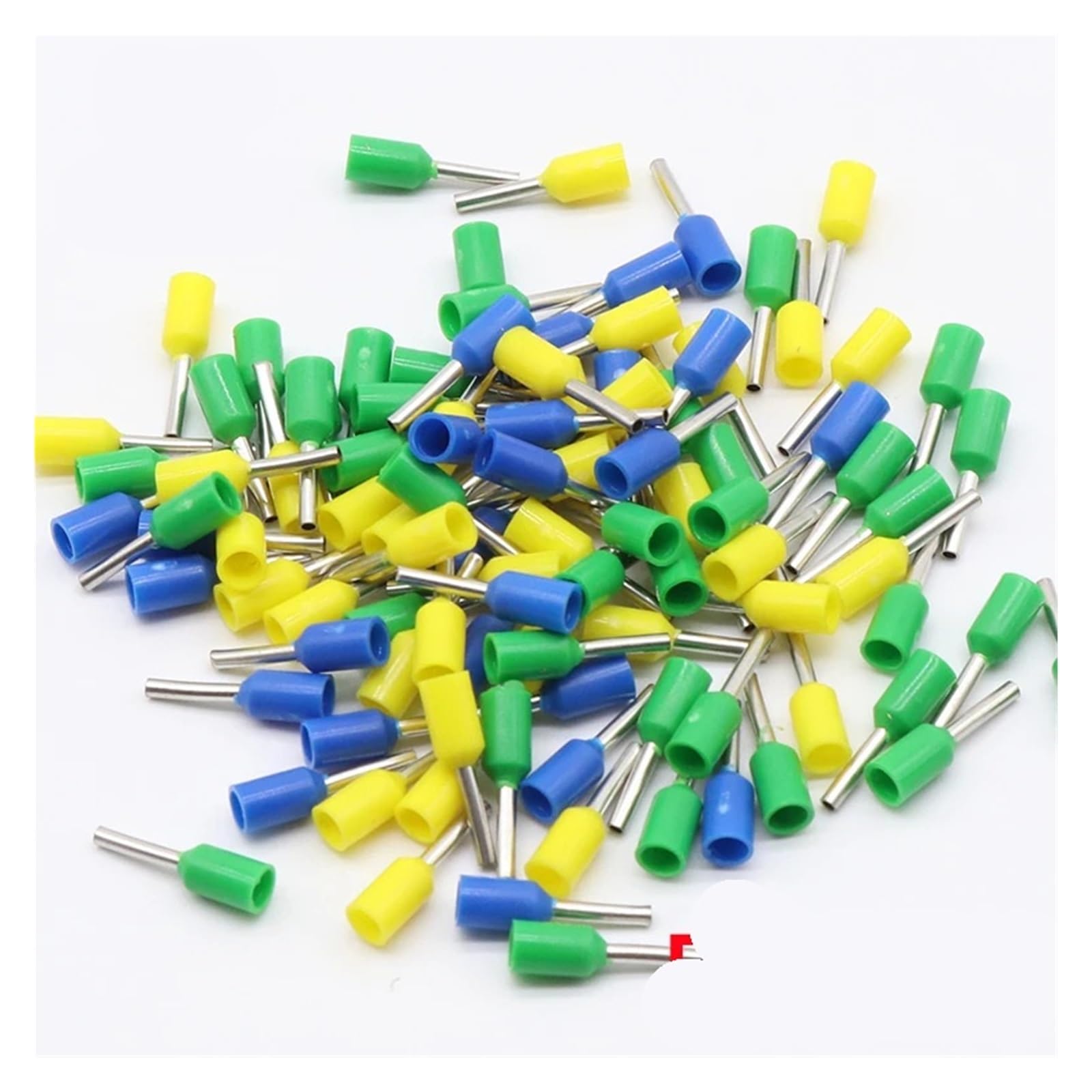 E0506 Tube Insulating Insulated terminals 0.5MM2 Cable Wire Connector 100PCS/Pack Insulating Crimp Terminal Connector E-(Nero) von SSOPTMCB