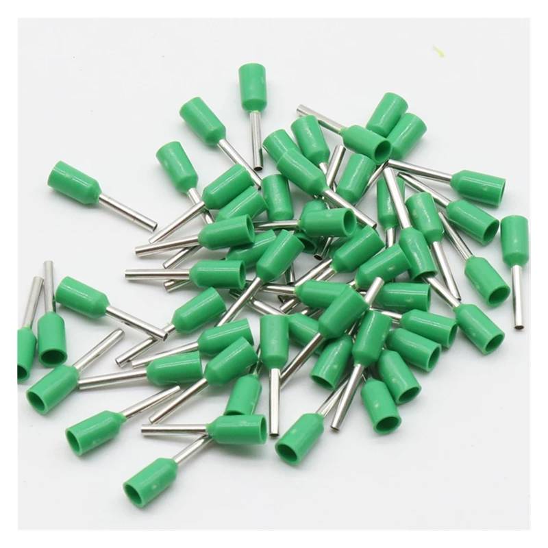 E0508 Tube insulating Insulated terminals 0.5MM2 Cable Wire Connector Insulating Crimp Terminal 100PCS/Pack Connector E-(Green) von SSOPTMCB