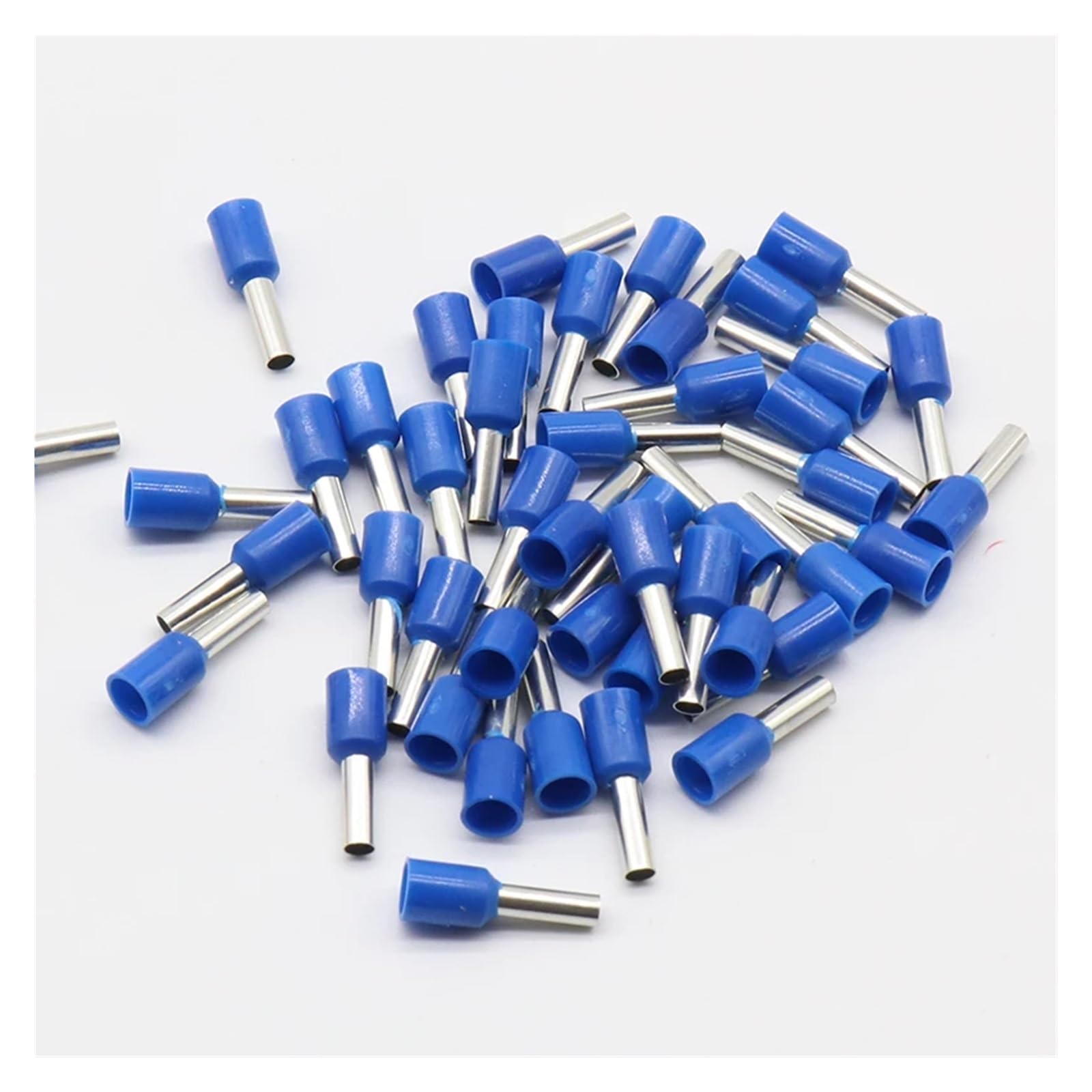 E2508 Tube insulating terminals 2.5MM2 100PCS/Pack Insulated Cable Wire Connector Insulating Crimp Terminal Connector E-(Blue) von SSOPTMCB