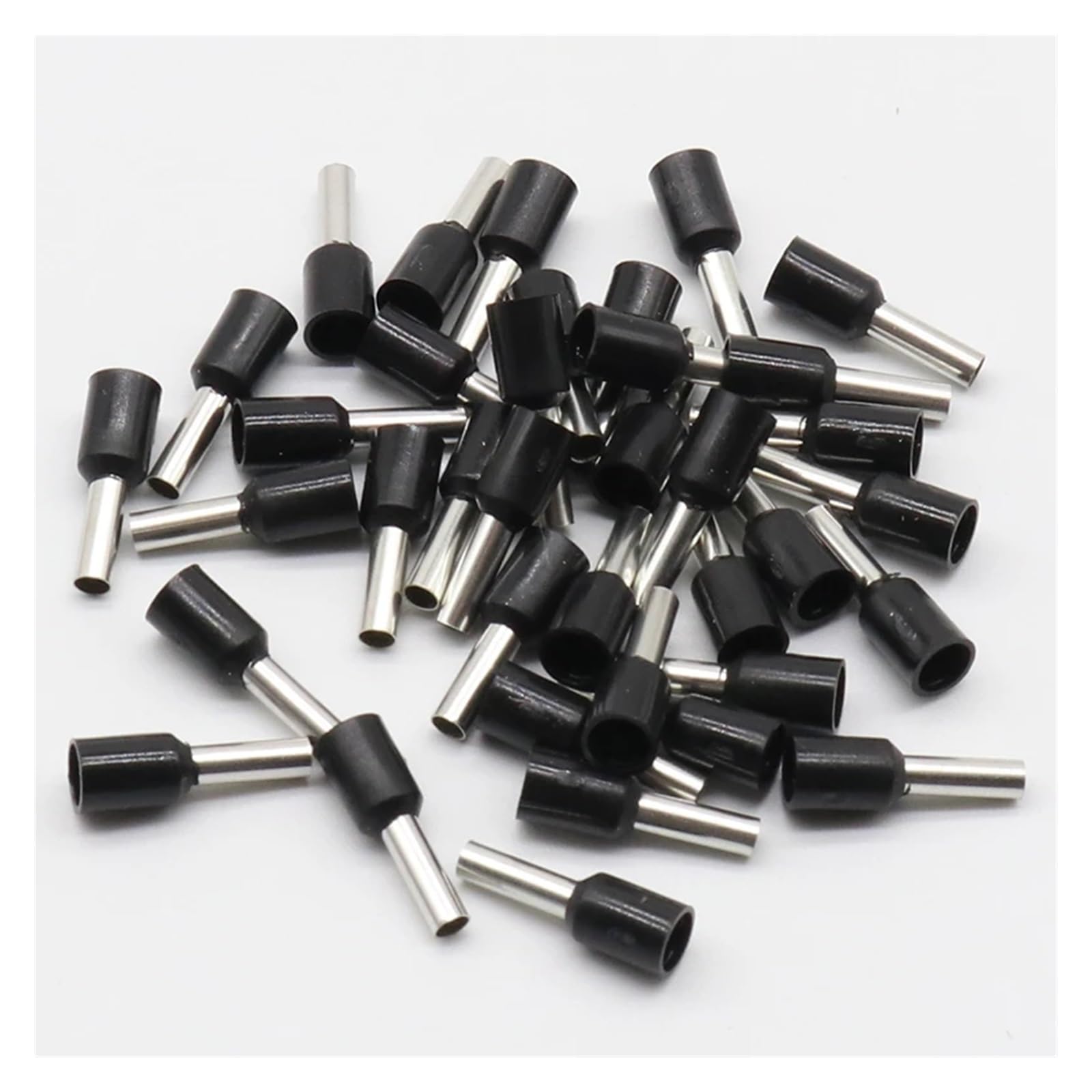 E2508 Tube insulating terminals 2.5MM2 100PCS/Pack Insulated Cable Wire Connector Insulating Crimp Terminal Connector E-(Nero) von SSOPTMCB