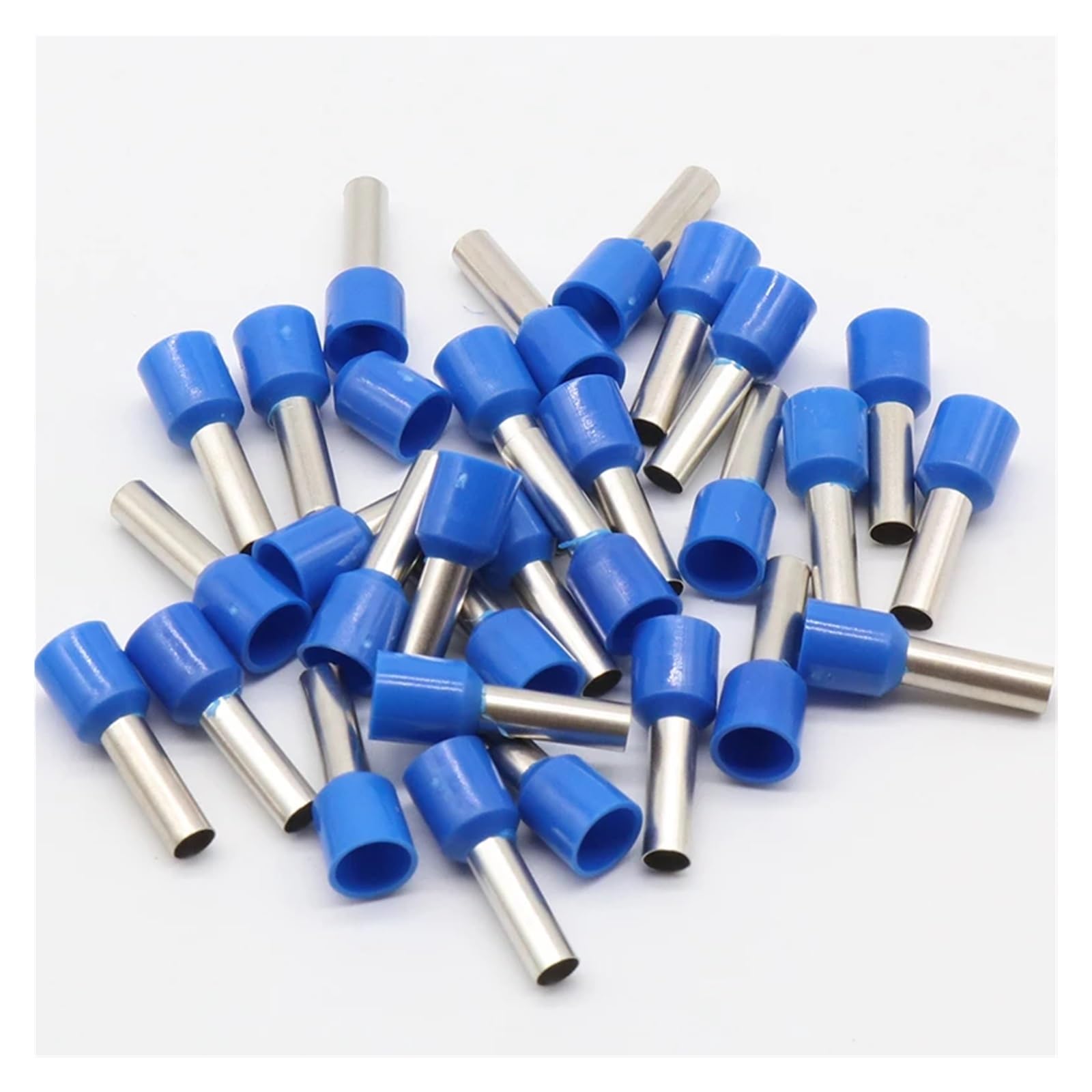 E6012 Tube insulating terminals 6MM2 100PCS/Pack Cable Wire Connector Insulating Crimp Terminal Insulated Connector E-(Blue) von SSOPTMCB