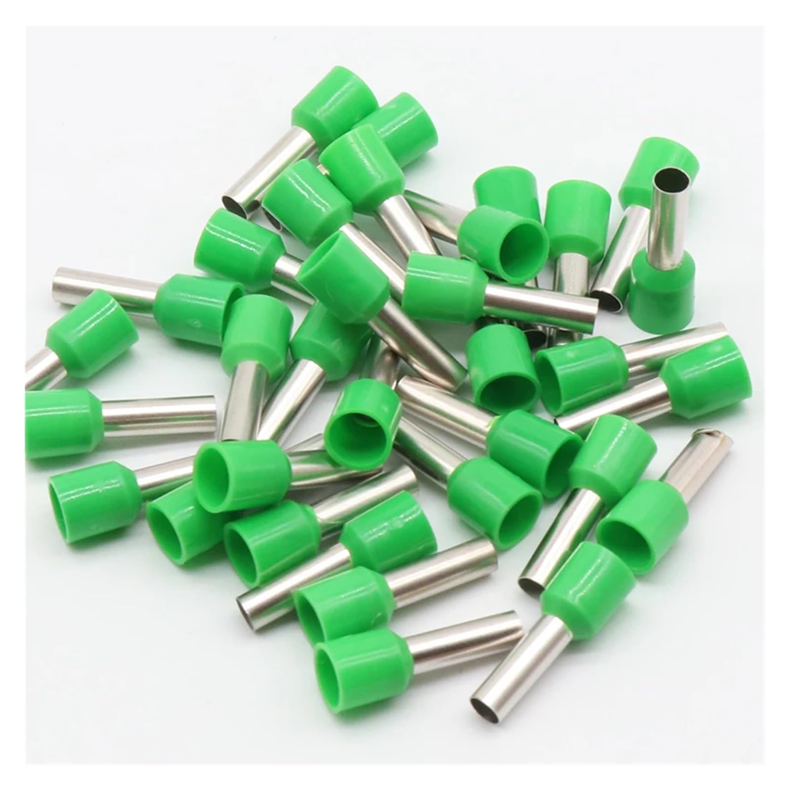 E6012 Tube insulating terminals 6MM2 100PCS/Pack Cable Wire Connector Insulating Crimp Terminal Insulated Connector E-(Green) von SSOPTMCB