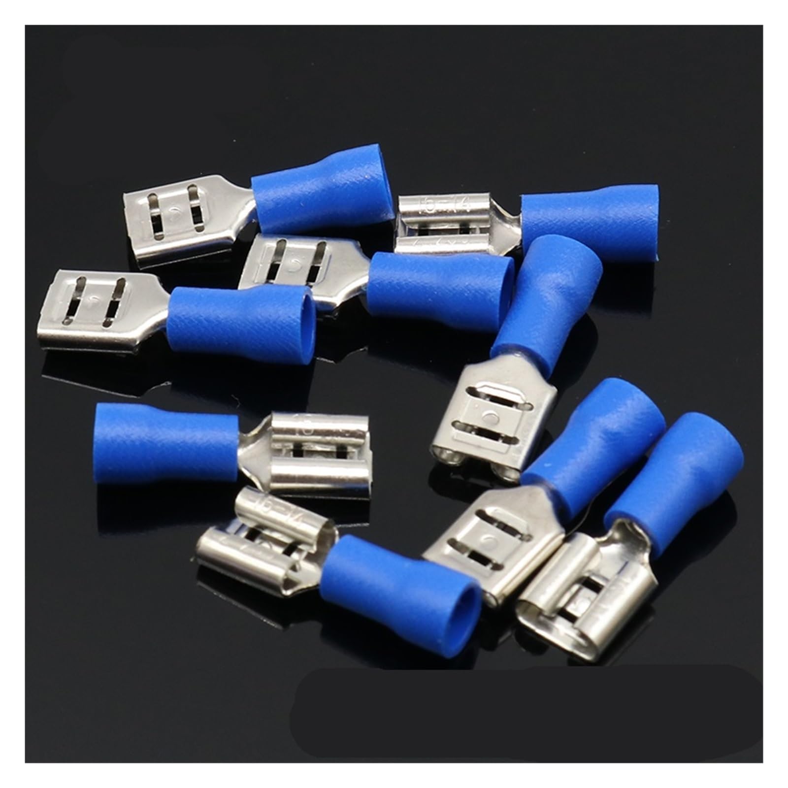 FDD2-250 Female Insulated Electrical Crimp Terminal for 1.5-2.5mm2 Connectors Cable Wire Connector 100PCS/Pack FDD2.5-250 FDD von SSOPTMCB