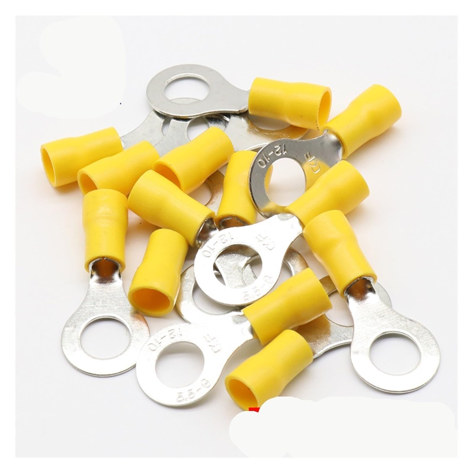 RV5.5-8 Yellow Ring insulated terminal suit 4-6mm2 Cable Wire Connector cable Crimp Terminal 50PCS/Pack RV5-8 RV von SSOPTMCB