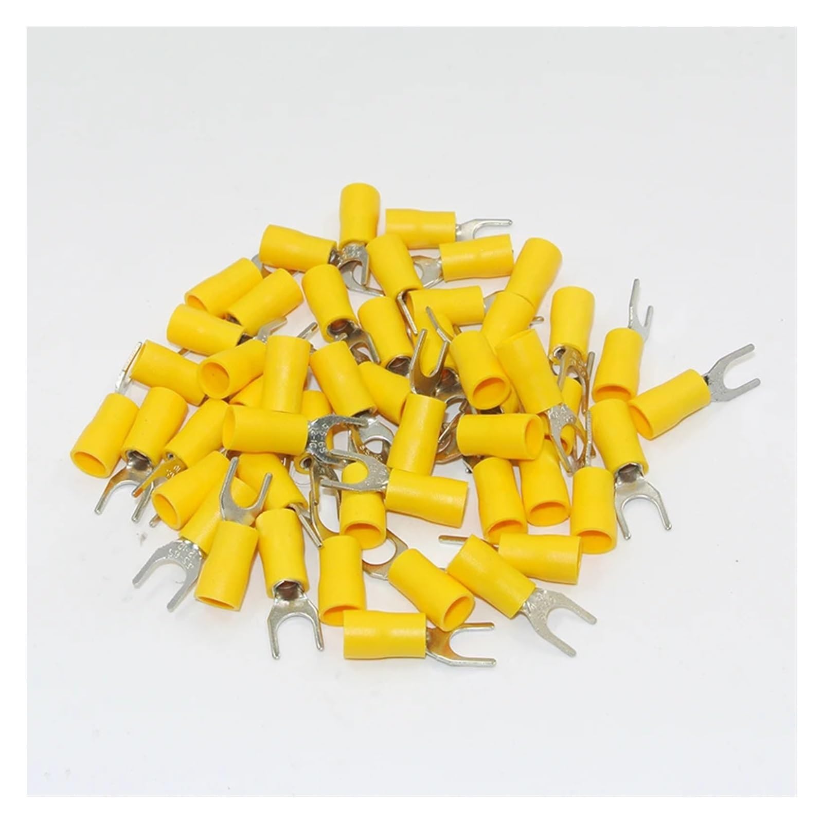 SV5.5-3.5 Yellow Furcate terminals Cable Wire Connector 1000PCS 16~14AWG Yellow Furcate Fork Spade Crimp Terminals SV5.5-3.5 von SSOPTMCB