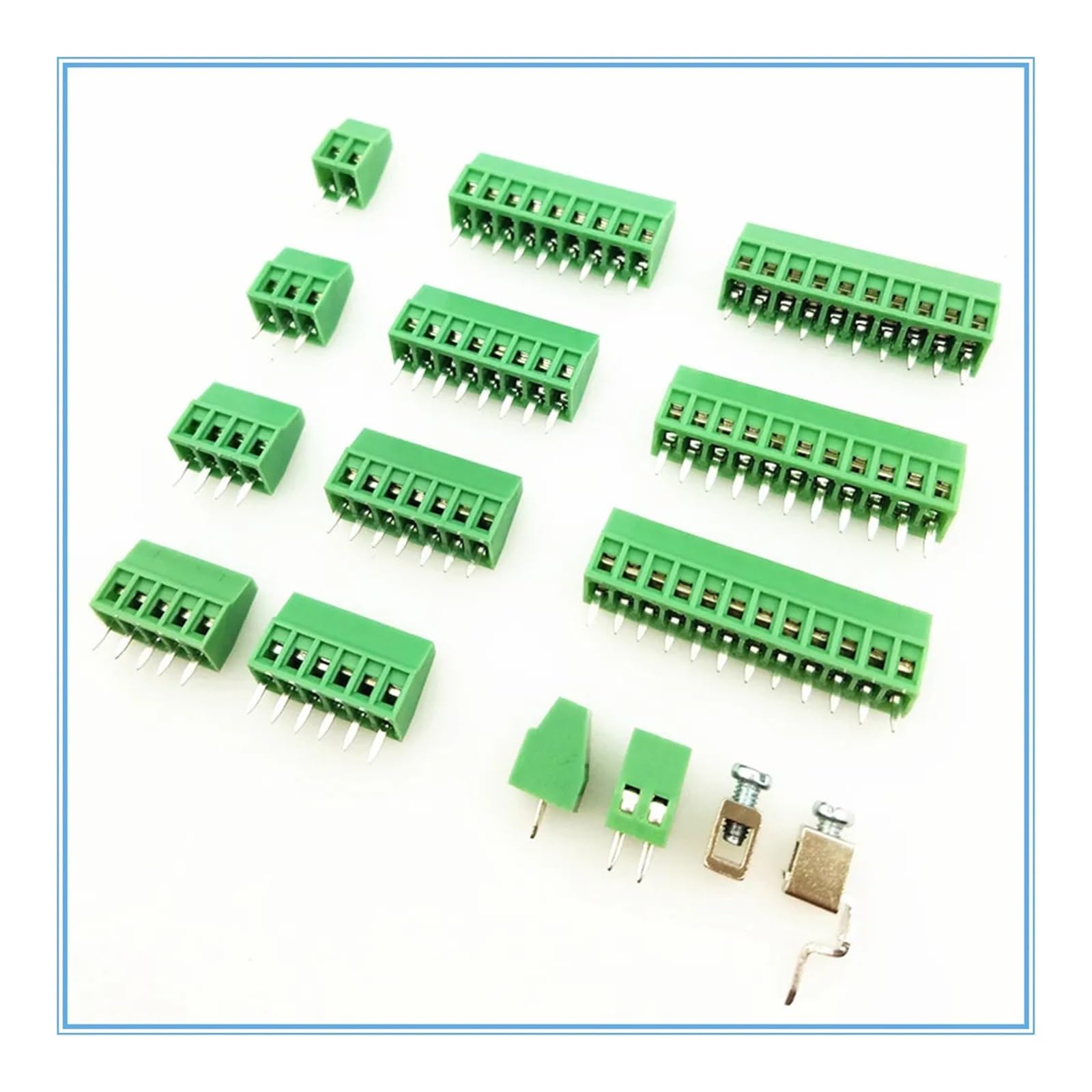 T-Best In 10pcs 2/3 Pole 5mm Pitch PCB Screw TermInal Block 8A 250V(3p) von SSOPTMCB