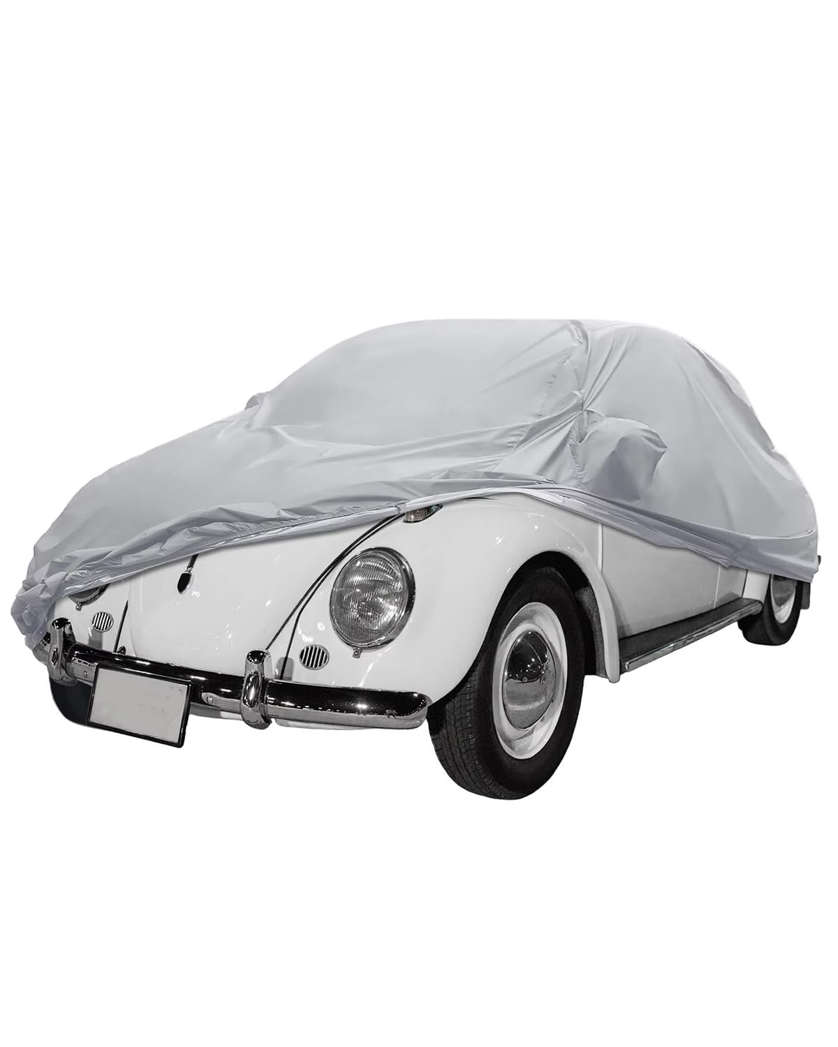 Auto abdeckplane Für Beetle 1998-2019 Autoabdeckung Outdoor Vollgarage Allwetterabdeckung Mit Reißverschluss Auto vollgarage(Gray) von SSUYGF