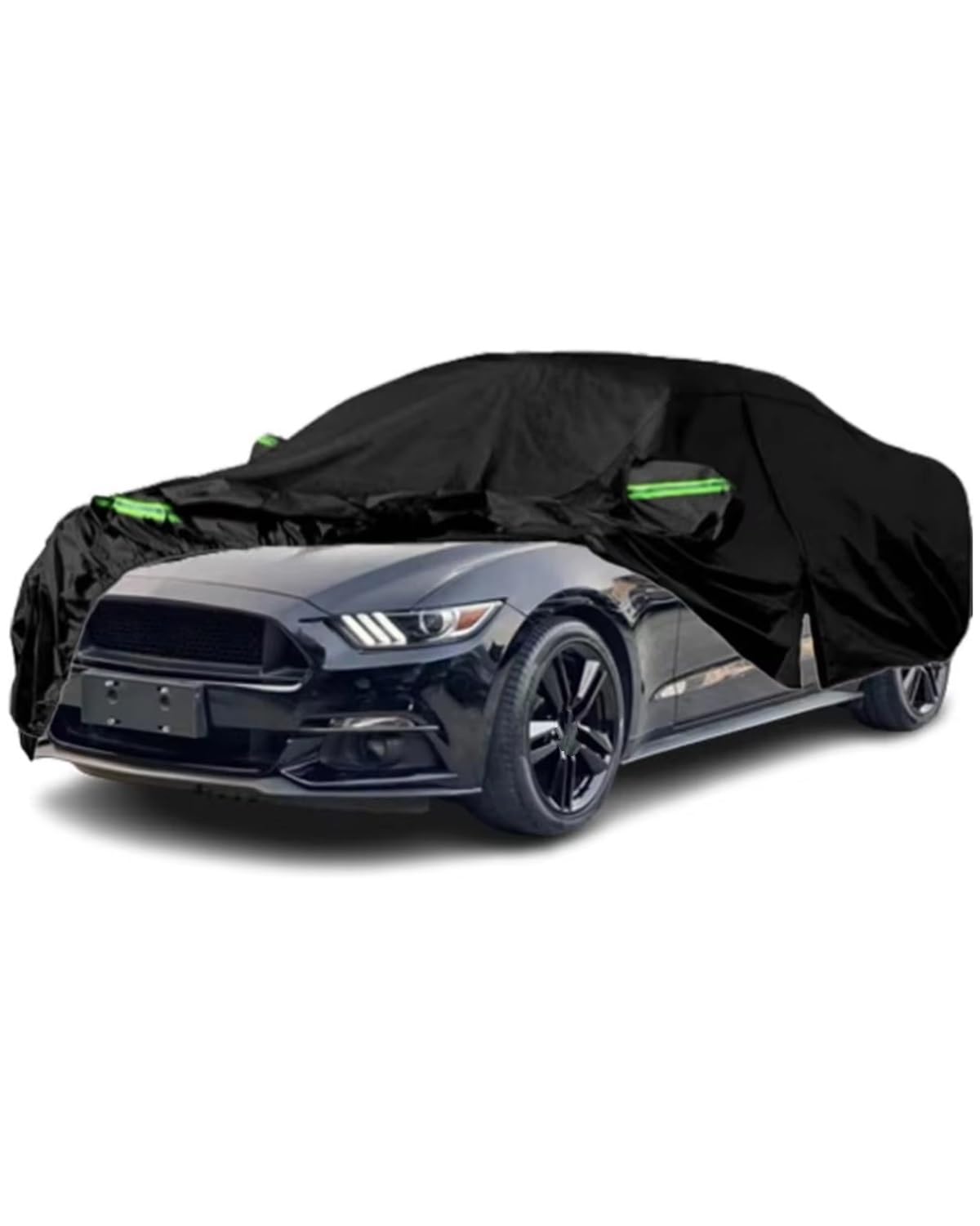 Auto abdeckplane Für Ford Für Mustang wasserdichte Autoabdeckungen, FÜR Mit Reißverschlusstür Für Regen, Schnee, Winddicht Auto vollgarage von SSUYGF