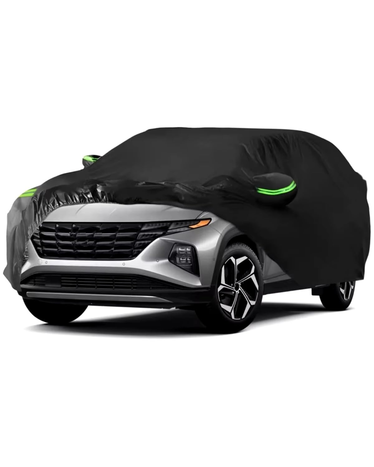 Auto abdeckplane Für Hyundai Für Tucson 2020-2024 wasserdichte Auto Abdeckung Schnee-Regen Hagel Sonne Schnee Volle Outdoor Indoor Außen Auto vollgarage von SSUYGF