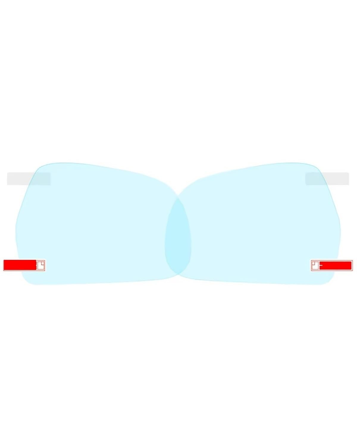 Auto schutzfolie 2 Stück Für A6 Für C6 2005-2011 4F Vollabdeckung Antibeschlagfolie Rückspiegel Regenschutzfolien Klare Antibeschlagfolien Rückansicht Auto Spiegelfolie(B) von SSUYGF