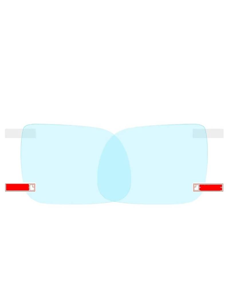 Auto schutzfolie 2 Stück Für Q7 2006-2015 4L Vollabdeckung Antibeschlagfolie Rückspiegel Regenschutzfolien Klare Antibeschlagfolien Rückansicht Auto Spiegelfolie(A) von SSUYGF