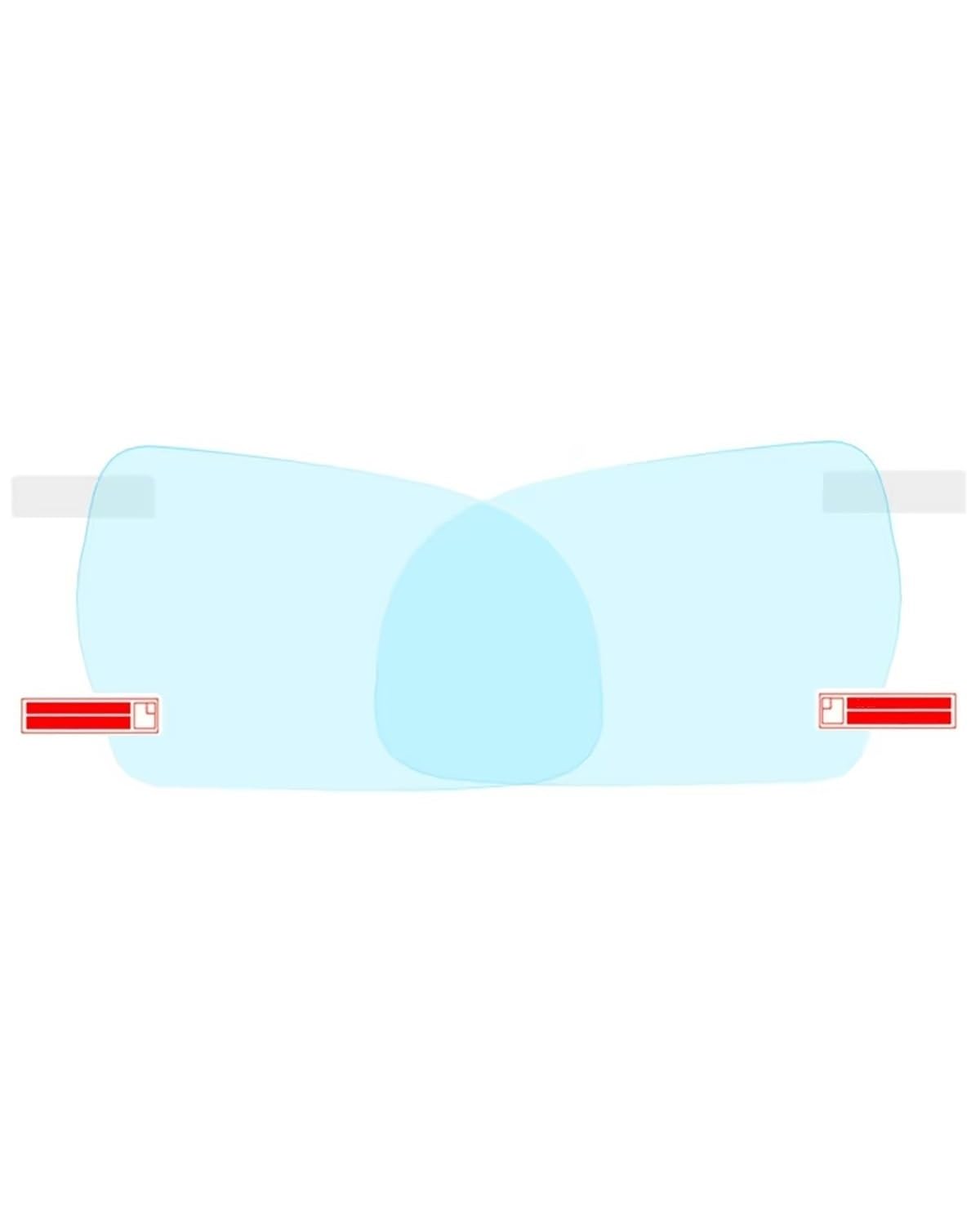 Auto schutzfolie Für A3 Für 8p Für 8v 2003-2018 Volle Abdeckung Anti-Beschlag Film Rückspiegel Anti-beschlag Regendicht Filme Klar Blatt Rückansicht Auto Spiegelfolie(B) von SSUYGF