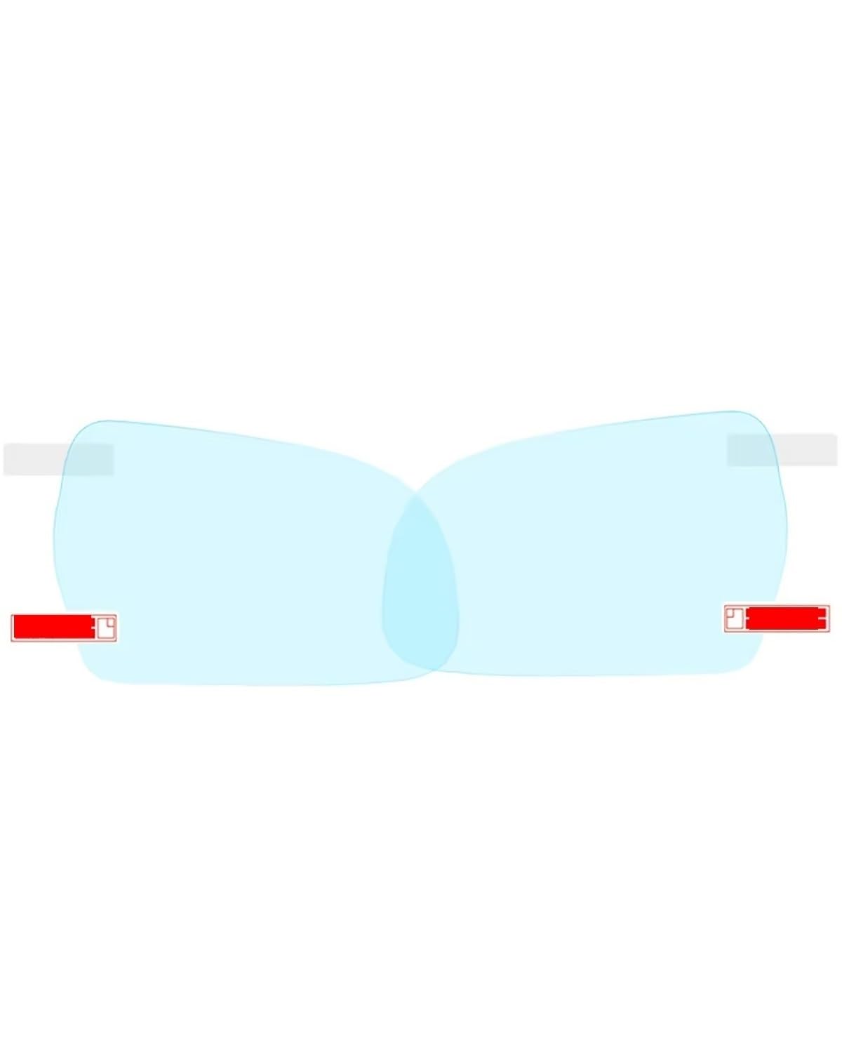 Auto schutzfolie Für A4 Für B8 2008-2015 Vollständige Abdeckung Antibeschlagfolie Rückspiegel Regenfeste Klare Antibeschlagfolien Rückansicht Auto Spiegelfolie(B) von SSUYGF