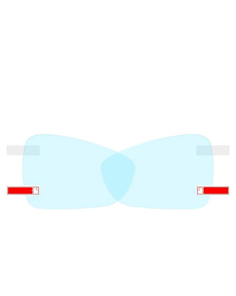 Auto schutzfolie Vollständige Abdeckung Anti-Beschlag Regenschutzfolie Rückspiegel Für C3 Für Picasso Für Aircross 2009-2019 Rückansicht Auto Spiegelfolie(B) von SSUYGF