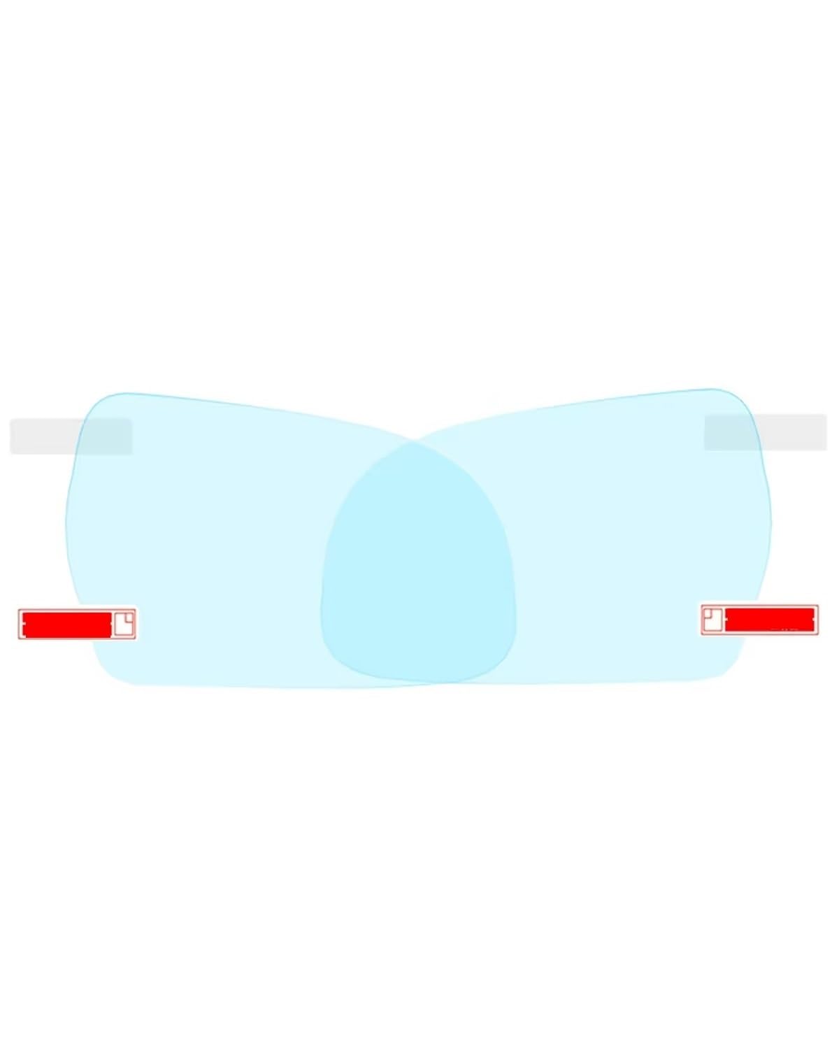 Auto schutzfolie Vollständige Abdeckung Antibeschlagfolie Rückspiegel Für A3 Für 8P Für 8V 2003-2018 S-Linie S3 Antibeschlag Regenschutzfolien Klare Folie Rückansicht Auto Spiegelfolie(B) von SSUYGF