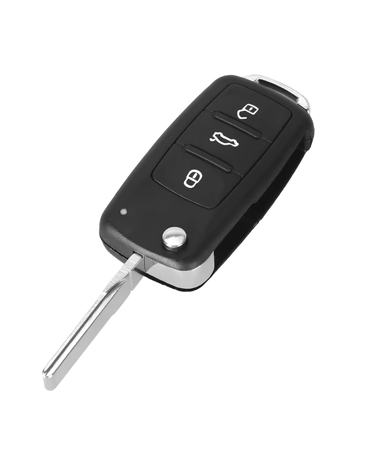 Funkschlüsseletui 10 STÜCKE 3 Tasten Klappschlüssel Auto Switchblade Schlüsselgehäuse Für Polo Für Passat B5 Für Golf Für Seat Für Skoda Autoschlüsselhülle(Model 4) von SSUYGF