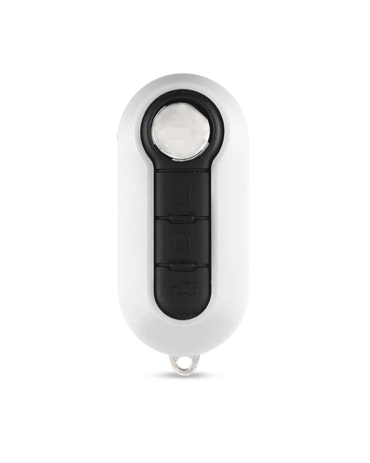 Funkschlüsseletui 10 Stücke Flip Folding Auto Schlüssel Shell Für 500 Für Punto Für Ducato Stilo Panda Remote Auto Fall Fob SIP22 3 Tasten Autoschlüsselhülle(Model 3 White) von SSUYGF