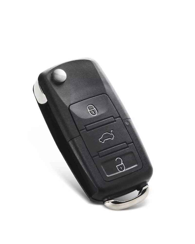 Funkschlüsseletui 20 STÜCKE 2/3 Tasten Flip Folding Autoschlüssel Shell Remote Case Für Jetta für Golf für Passat für Käfer für Polo für Bora Autoschlüsselhülle(Model B 2 Buttons1) von SSUYGF