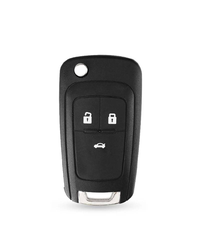 Funkschlüsseletui 20 Stücke 2/3/4/5 BT Flip Remote Shell Auto Schlüssel Fall Für Camaro Für Cruze Für Equinox Für Impala Für Malibu Für Sonic HU100 Autoschlüsselhülle(3 Buttons) von SSUYGF