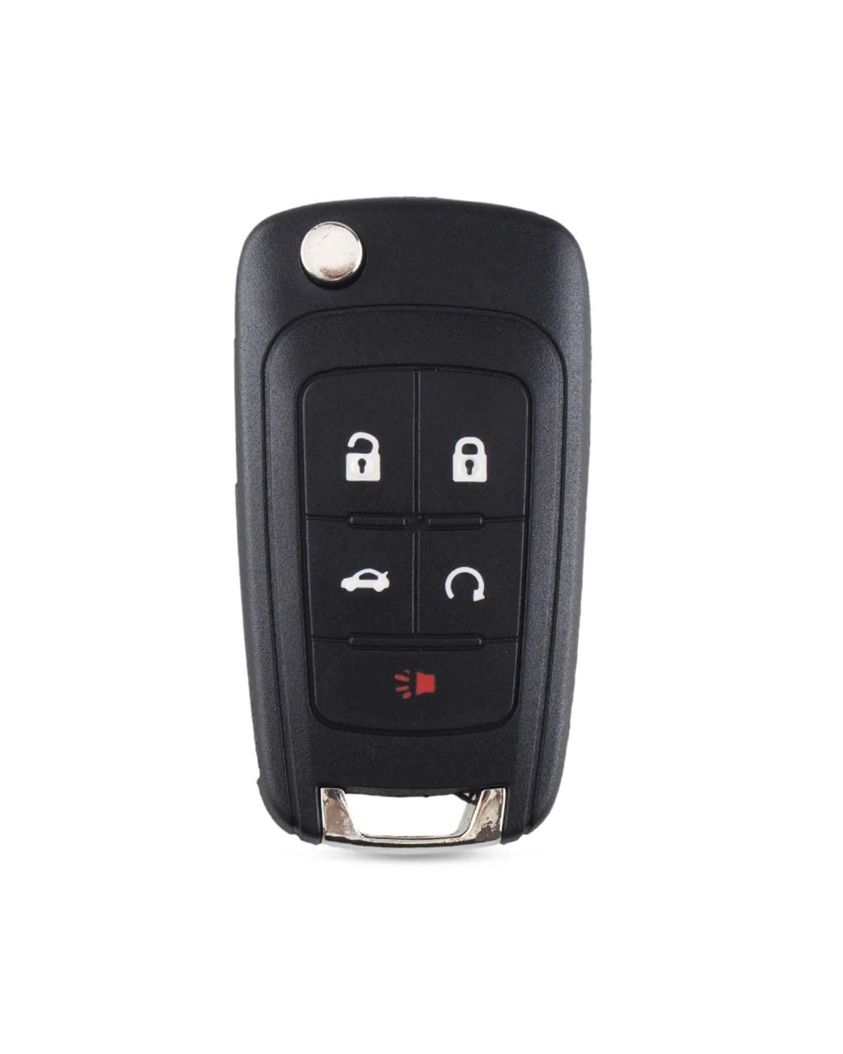 Funkschlüsseletui 20 Stücke 2/3/4/5 BT Flip Remote Shell Auto Schlüssel Fall Für Camaro Für Cruze Für Equinox Für Impala Für Malibu Für Sonic HU100 Autoschlüsselhülle(5 Buttons) von SSUYGF