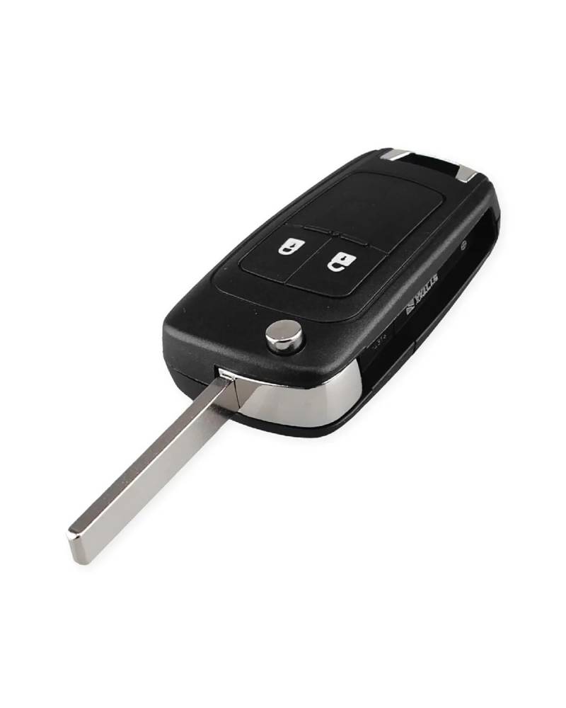 Funkschlüsseletui 40X 2/3/4/5 Tasten Remote Key Shell Fall Abdeckung Für Vauxhall Für Astra J Für Corsa E Für Insignia Zafira C Filp Autoschlüsselhülle(2 Buttons) von SSUYGF