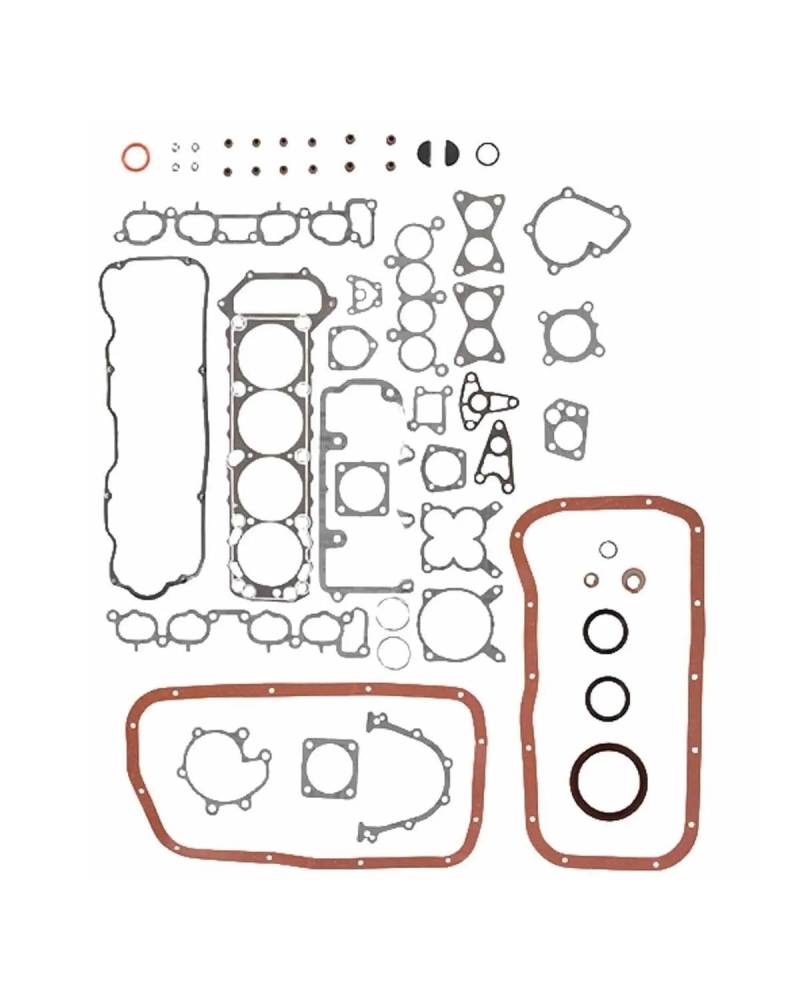 Motor Dichtungssatz Für D21 Für Pickup Für SOHC Für KA24E 1990-1997 Auto Zubehör 1set Motor Überholung Dichtung Dichtungen Kit HS9646PT-1 CS9646 Auto Motor Dichtung von SSUYGF