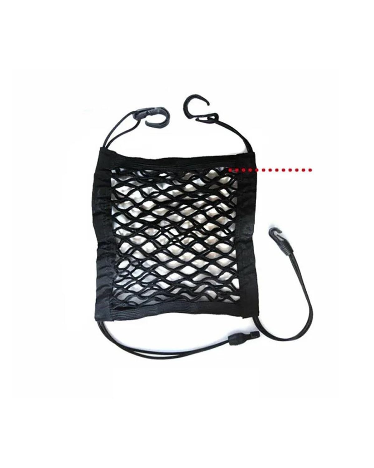 Netztasche 1 Stück Universal Elastische Polyester Auto LKW Sitz Mesh Aufbewahrungsnetz Taschenhaken Zwischen Den Sitzen Organizer Halter Tasche Auto Aufbewahrungsnetz(1-Layer) von SSUYGF