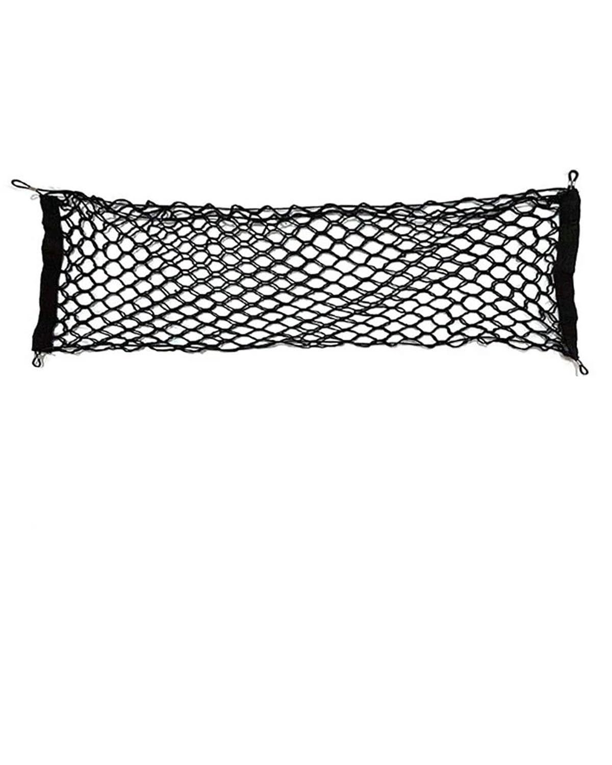 Netztasche 1Pc 5 Größe Auto-Boot-Trunk Net Mesh Elastische Nylon Hinten Zurück Trunk Lagerung Organizer Gepäck Net Halter Auto Zubehör Auto Aufbewahrungsnetz(DoubleLayer90X30cm) von SSUYGF