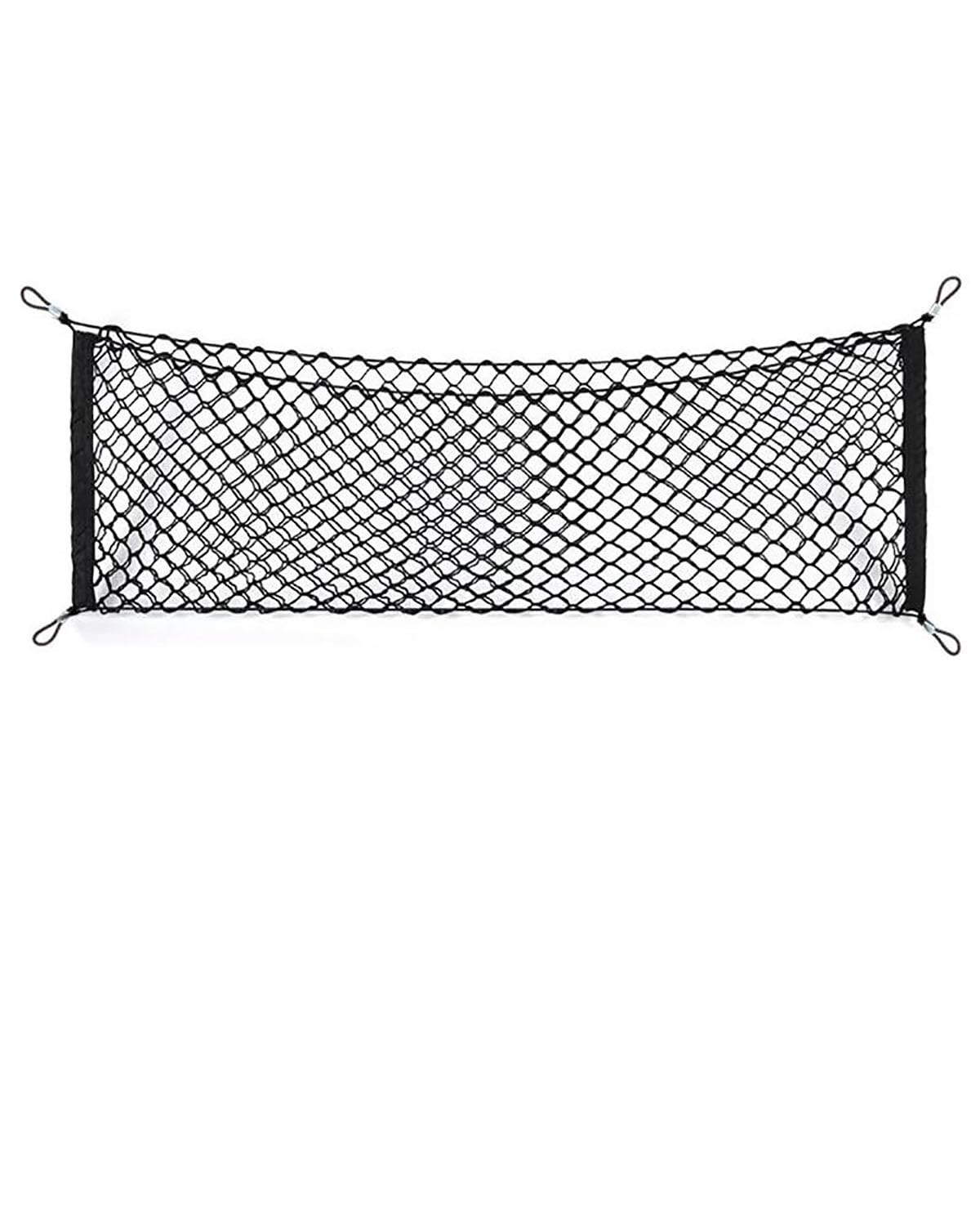 Netztasche Auto Zurück Hinten Stamm Sitz Elastische String Net Kofferraum Organizer Tasche Cargo Net Mesh Lagerung Auto Empfangen Arrangieren Net 92,5 cm * 42 cm Auto Aufbewahrungsnetz von SSUYGF